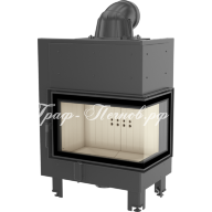Каминная топка стальная Kratki MBM/P/BS/SG (гнутое стекло) (10 кВт) - Каминная топка стальная Kratki MBM/P/BS/SG (гнутое стекло) (10 кВт)