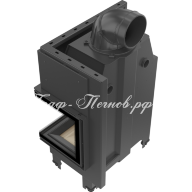 Каминная топка стальная Kratki MBM/P/BS/SG (гнутое стекло) (10 кВт) - Каминная топка стальная Kratki MBM/P/BS/SG (гнутое стекло) (10 кВт)