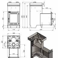 Печь для бани Эверест "Steam Master" 30 INOX (320М) (под обкладку) - Печь для бани Эверест "Steam Master" 30 INOX (320М) (под обкладку)