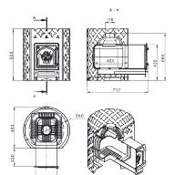 Печь для бани Этна 18 (ДТ-4) - Печь для бани Этна 18 (ДТ-4)
